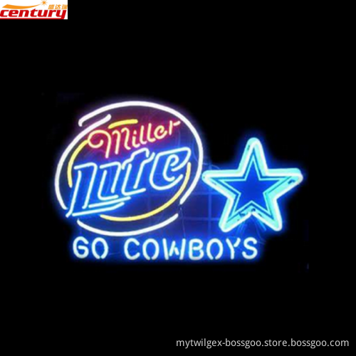 wholesale china factory price custom miller lite neon light sign